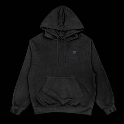 "Žemėlapis" black hoodie