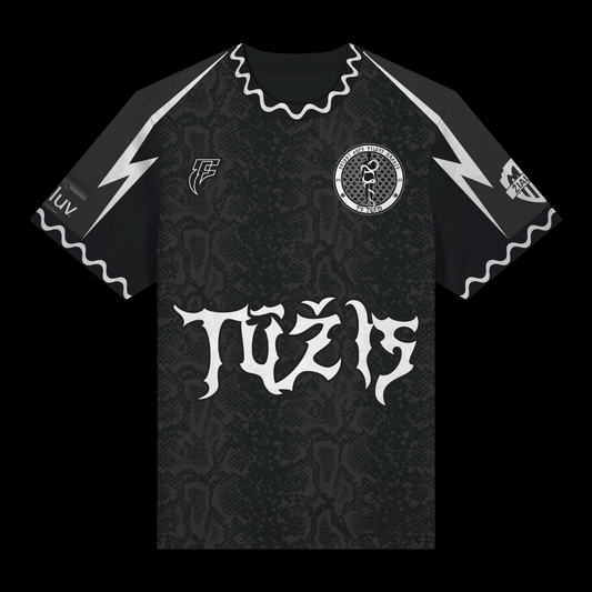 FC "Tūžis" black football T-shirt